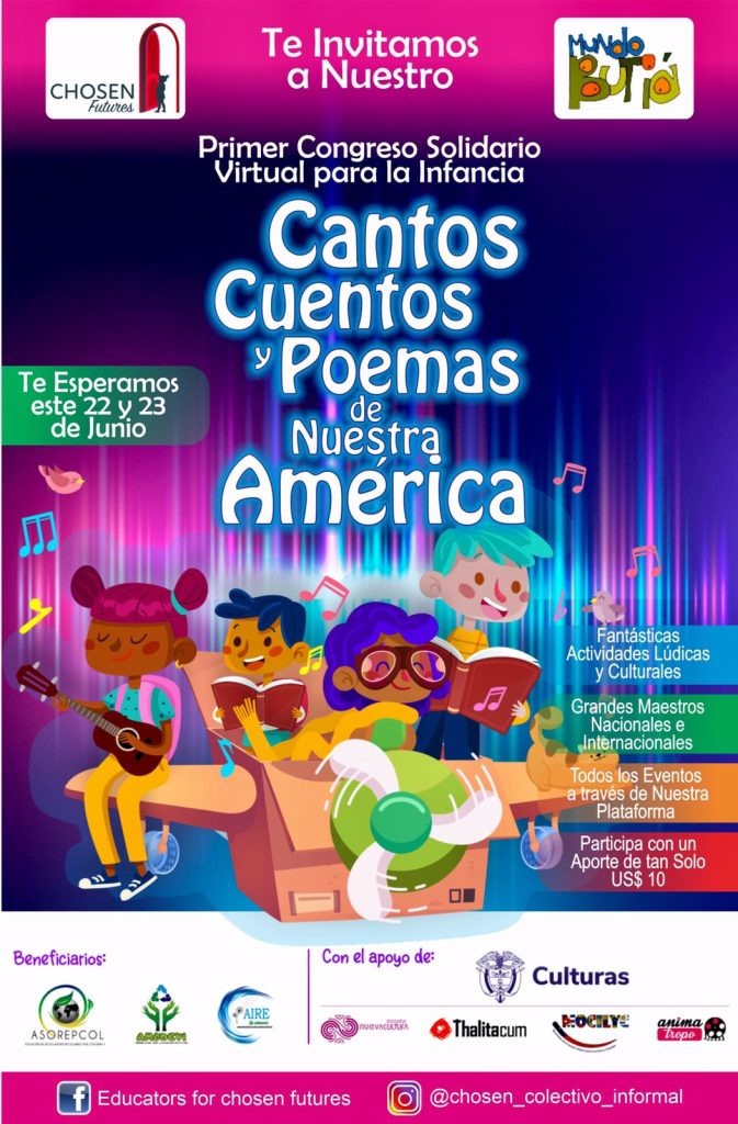 Trasmisión en directo del Congreso Internacional “Cantos, Cuentos y poemas de Nuestra América: Un Congreso Solidario para la Infancia